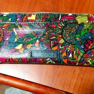 Dak roots sunflower floral wallet